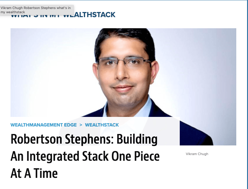 Building an integrated stack one piece at a time